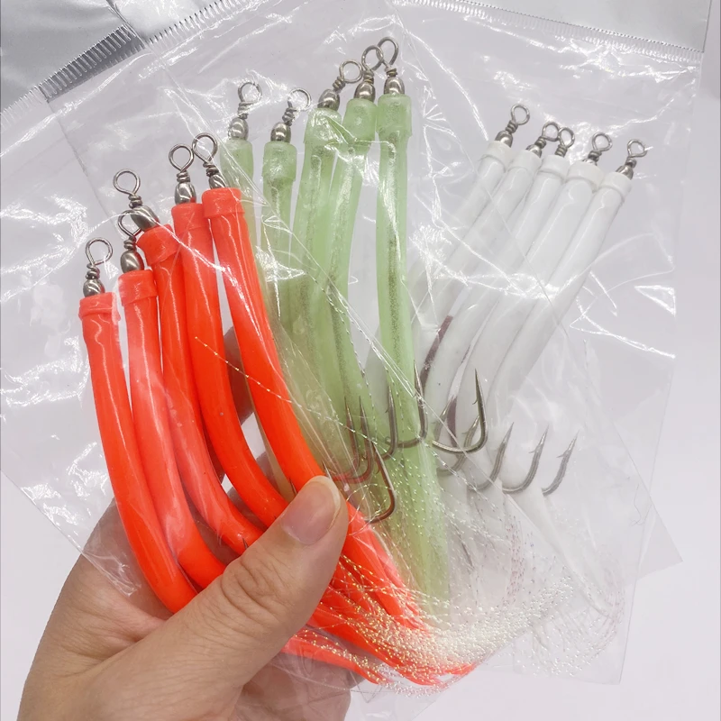 1/5Pcs CodfishFishing Eel Tube – Fishing Hook Offset recenzja i cena