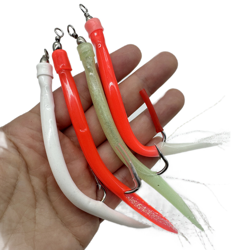 1/5Pcs CodfishFishing Eel Tube – Fishing Hook Offset recenzja i cena