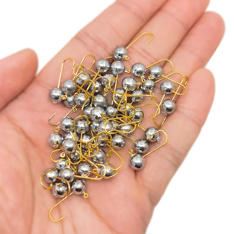 OUTKIT 10pcs Mini Jig Head Hoo – Fishing Hook Offset recenzja i cena