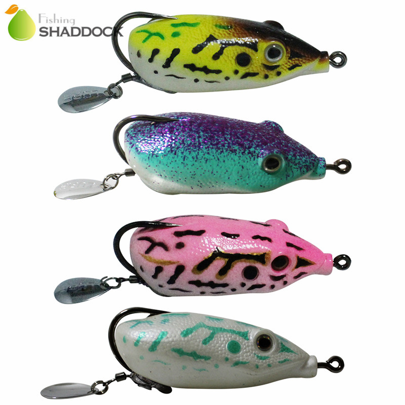 4pcs Rubber Soft Frog Fishing  – Fishing Hook Assortment recenzja i cena