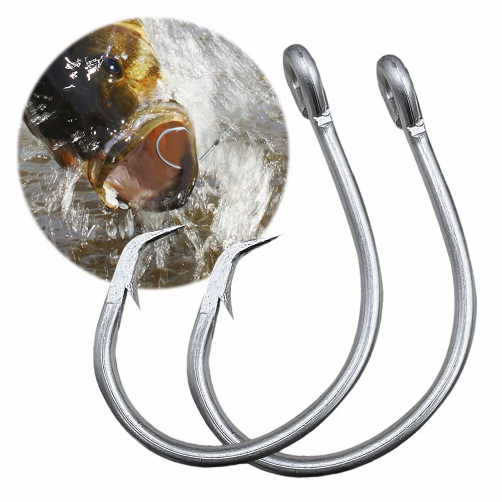30pcs/box Fishing Hooks Stainl – Fishing Hook Circle recenzja i cena
