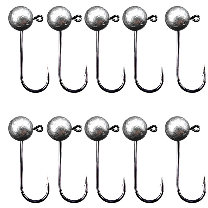 10pcs/lot Jig Head Fishing Hoo – Fishing Hook Offset recenzja i cena