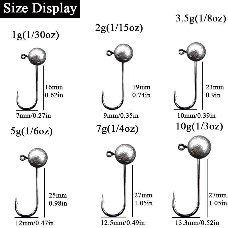 10pcs/lot Jig Head Fishing Hoo – Fishing Hook Offset recenzja i cena