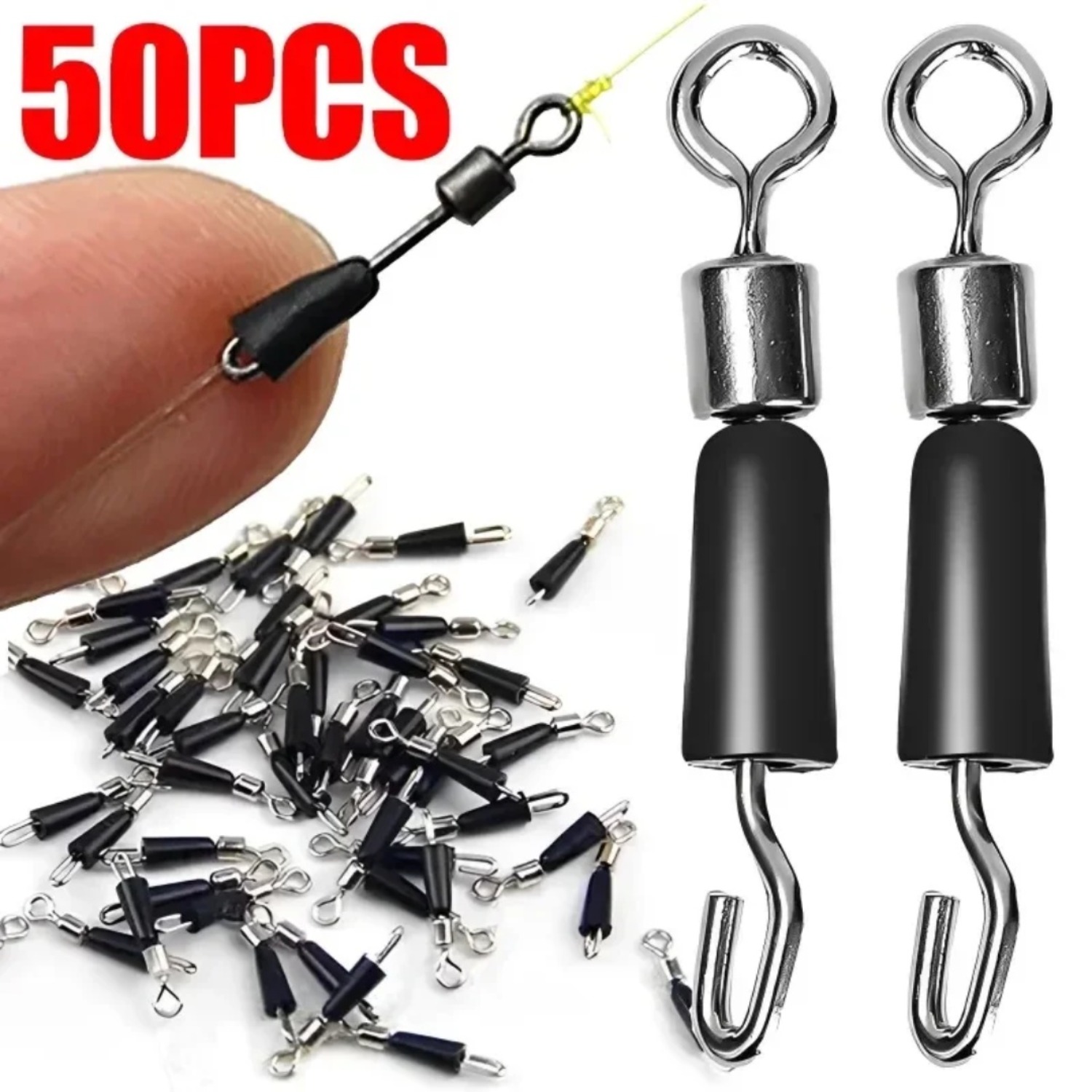 50pcs Carp Fishing Quick Chang – Fishing Hook Jig recenzja i cena