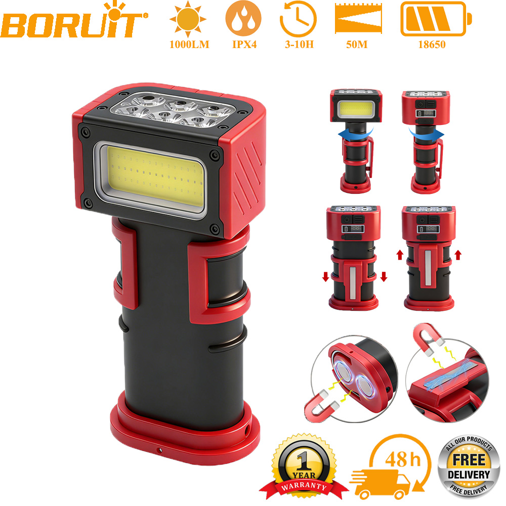 BORUiT COB LED Work Light 1000 – Fishing Hook recenzja i cena