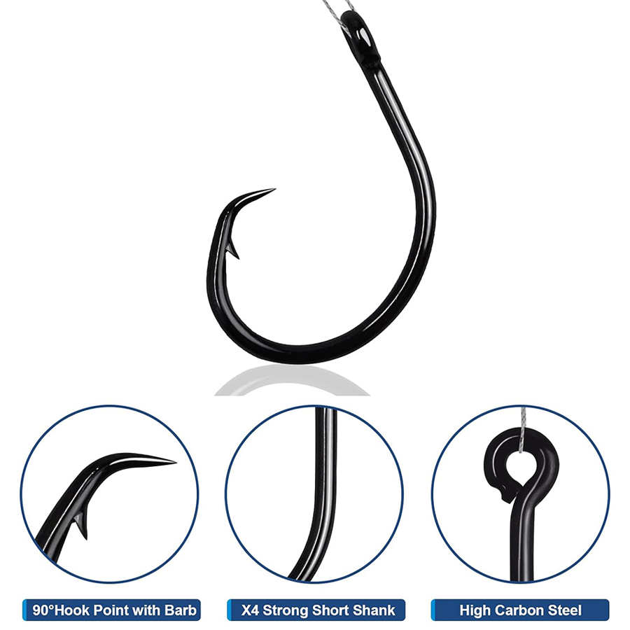 Circle Hooks 3X Strong Saltwat – Fishing Hook Assortment recenzja i cena