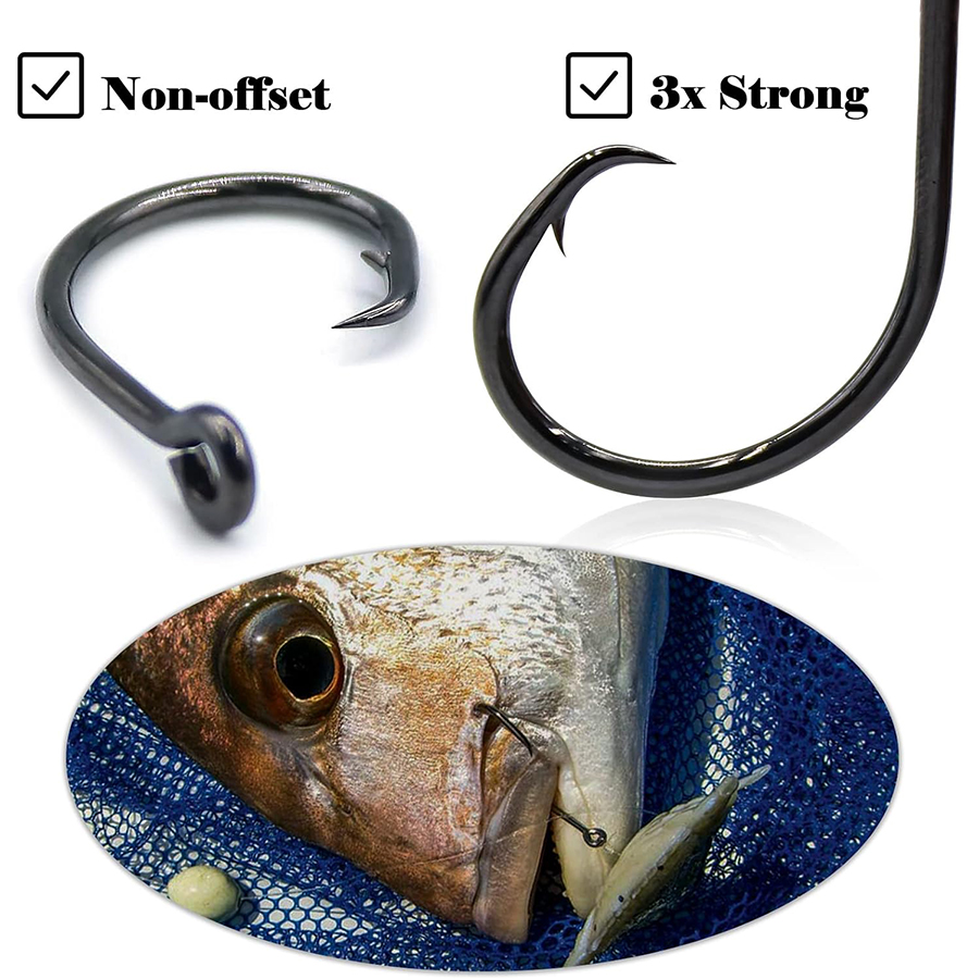 Circle Hooks 3X Strong Saltwat – Fishing Hook Assortment recenzja i cena