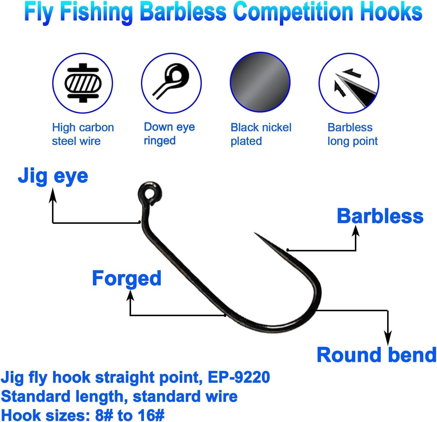 Aventik Eupheng 100PCS Competi – Fishing Hook Barbless recenzja i cena
