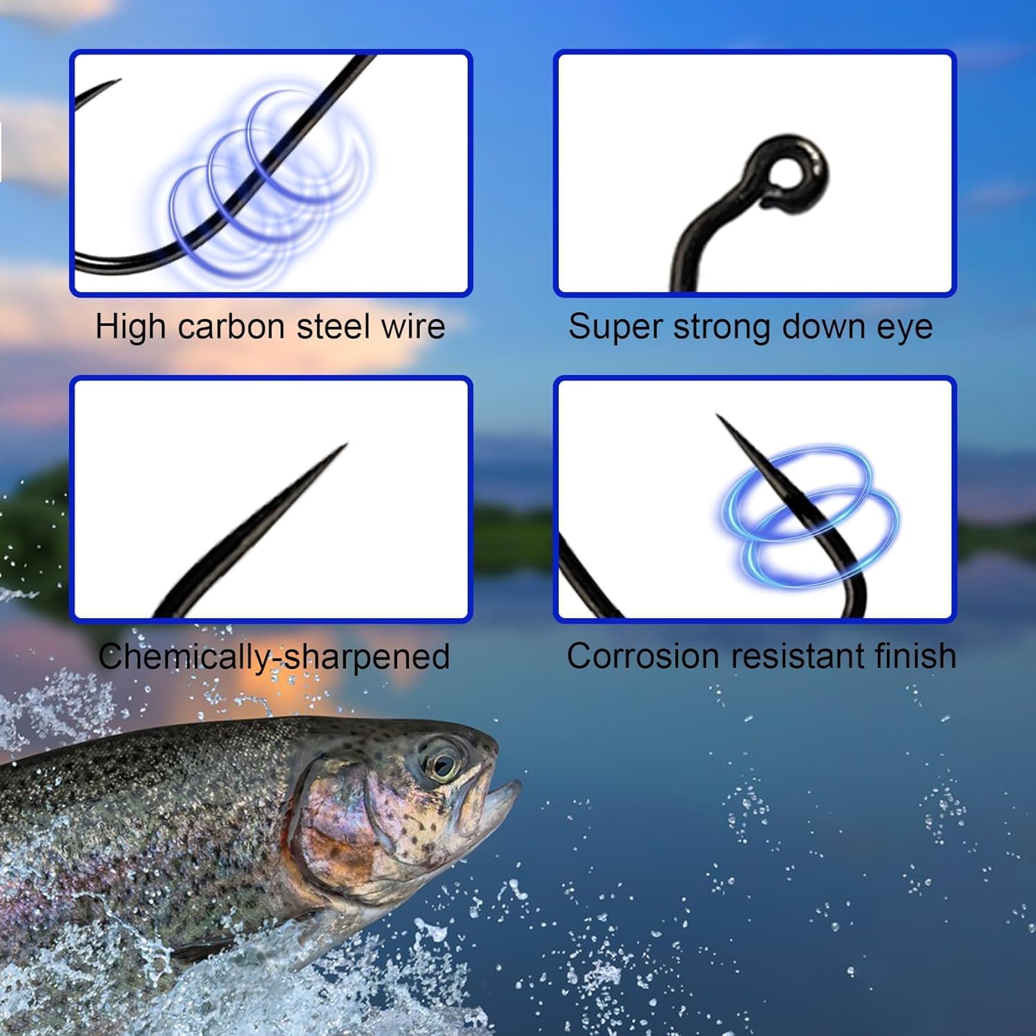 Aventik Eupheng 100PCS Competi – Fishing Hook Barbless recenzja i cena