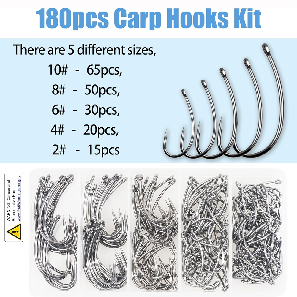 180PCS Barbless Fishing Hooks  – Fishing Hook Barbless recenzja i cena