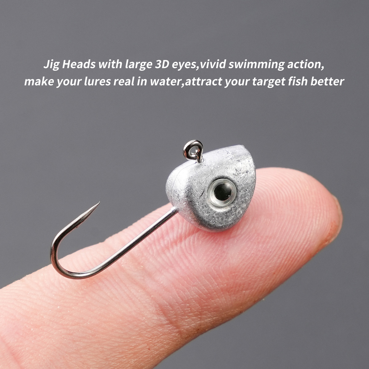 10pcs Mini Jig Head Hook 3D Ey – Fishing Hook Offset recenzja i cena