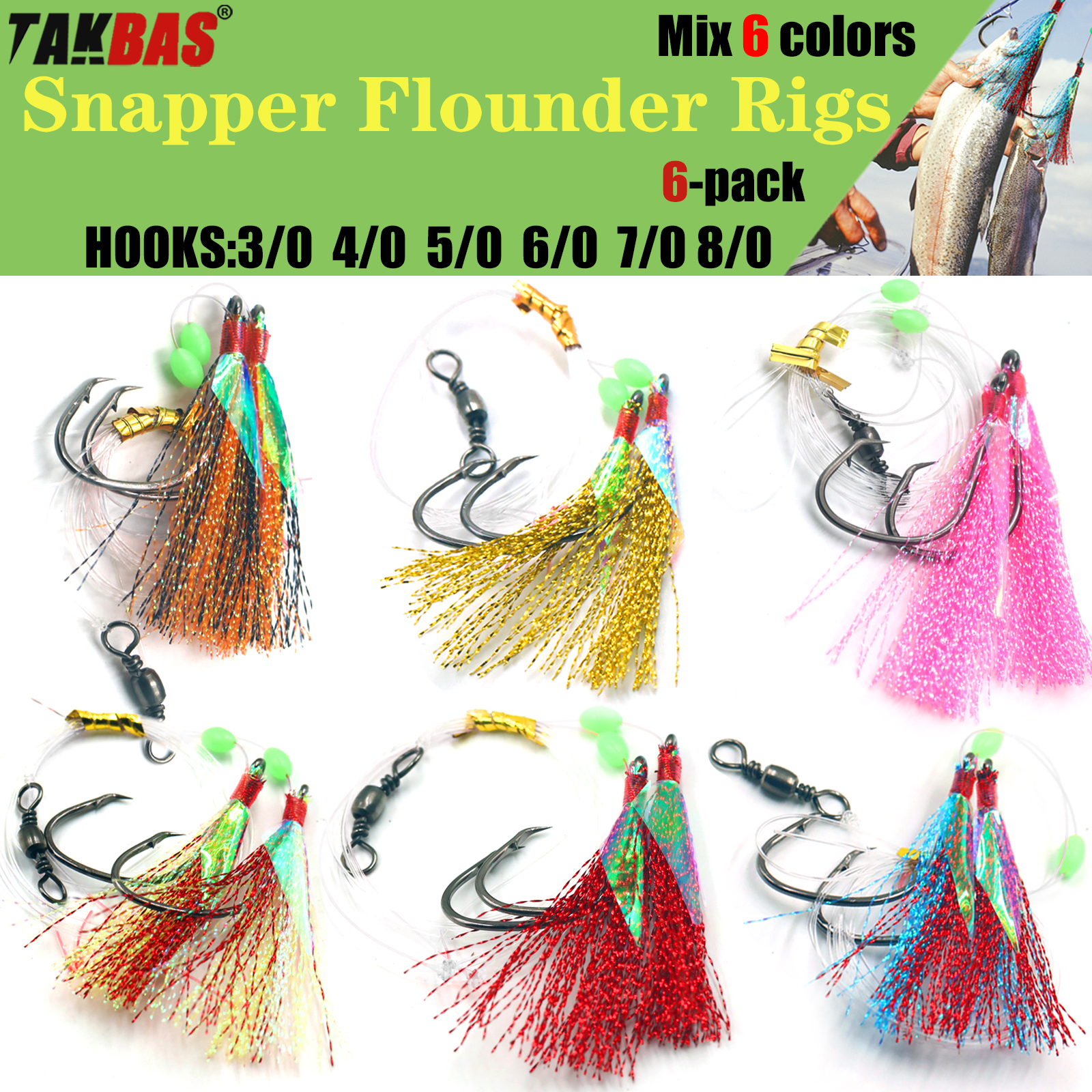 6pcs Snapper Tackle Flasher Ri – Fishing Hook Circle recenzja i cena