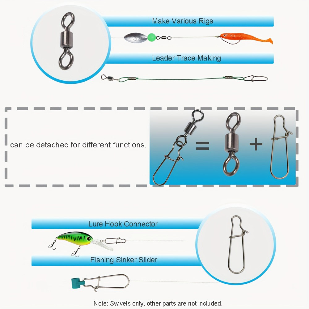 95/210 PCS Set Fishing Connect – Fishing Hook Stainless Steel recenzja i cena