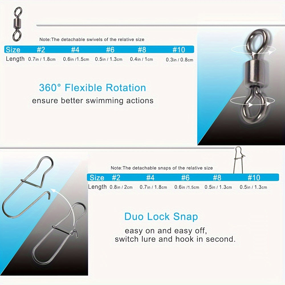 95/210 PCS Set Fishing Connect – Fishing Hook Stainless Steel recenzja i cena