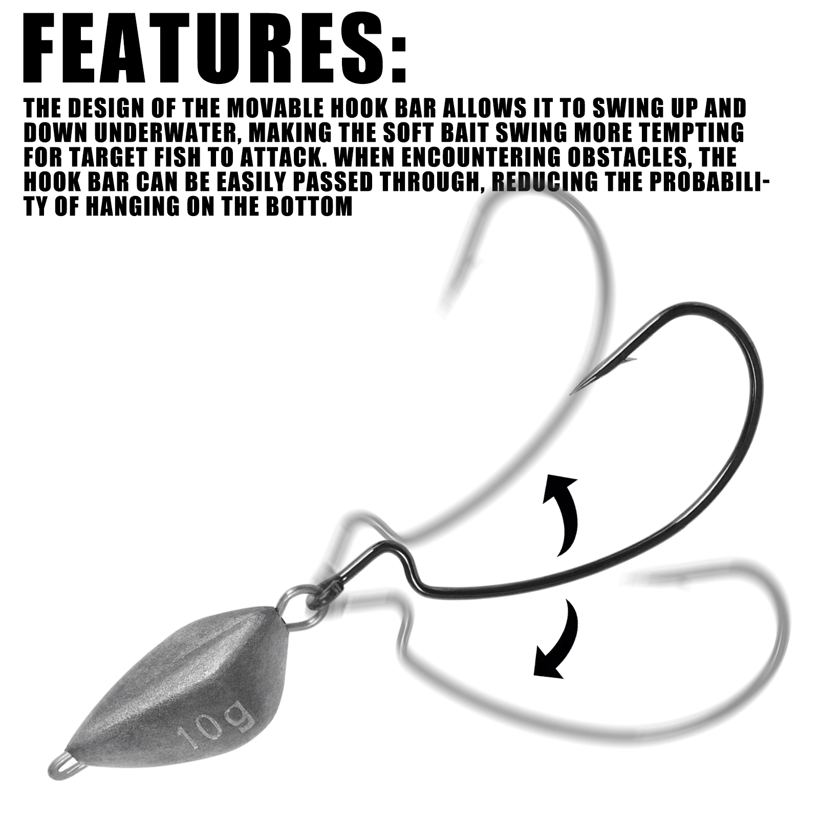 SAMOLLA 5pcs Jig Head Fishing  – Fishing Hook Jig recenzja i cena