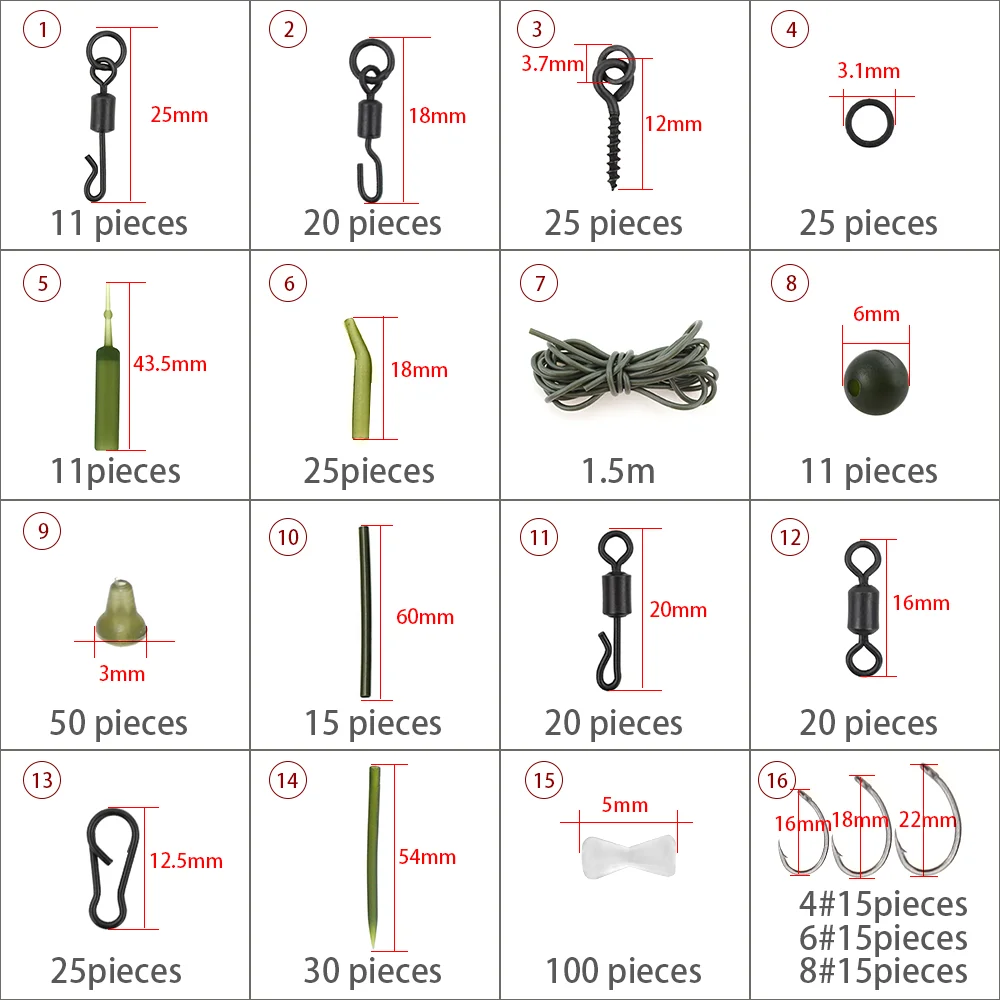 Carp Fishing Tackle Kit With B – Fishing Hook Box recenzja i cena