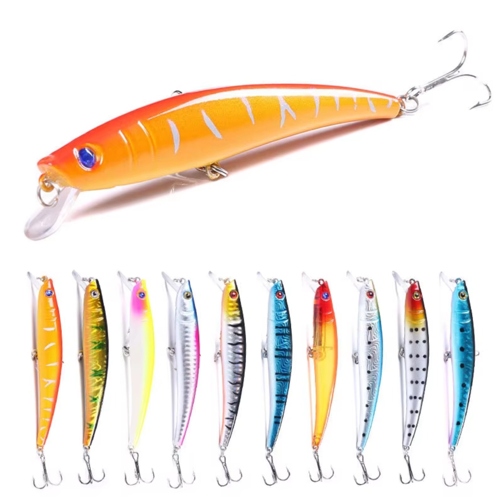 Minnow Fishing Lure 110mm 13g  – Fishing Hook Treble recenzja i cena