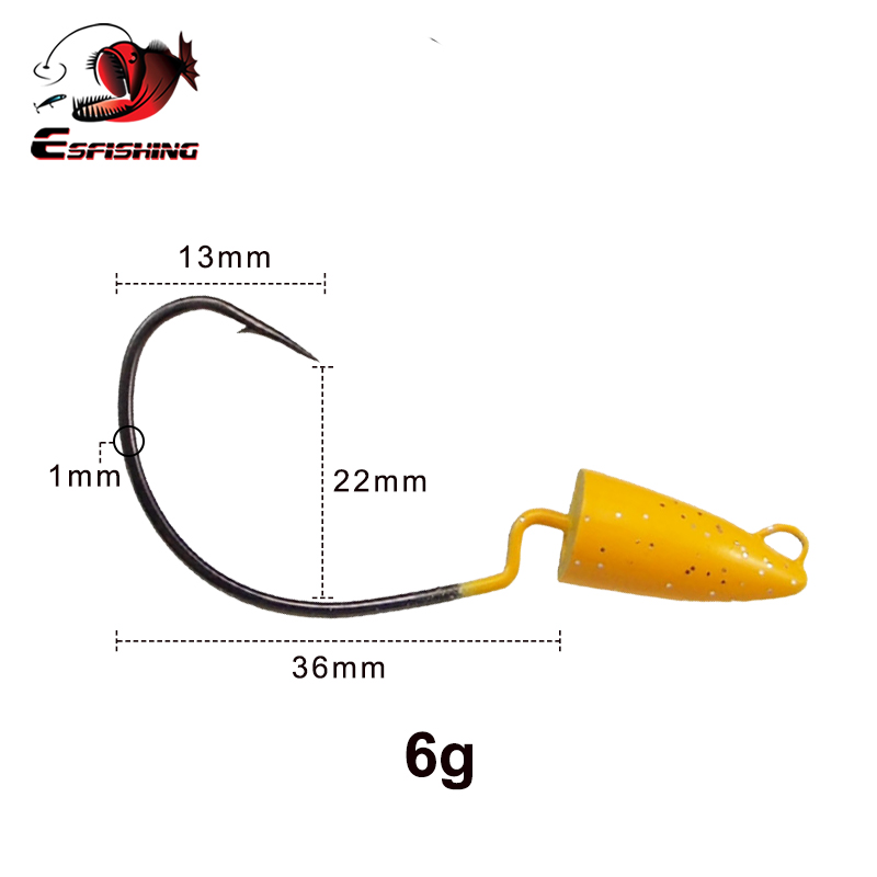 ESFISHING Offset Hook High Str – Fishing Hook Offset recenzja i cena