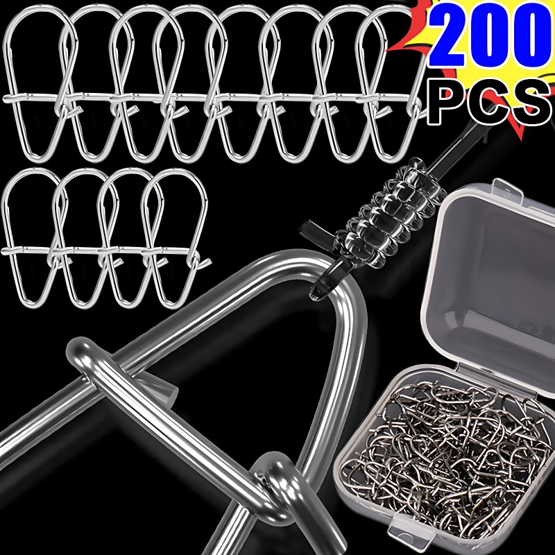 100/200PCS Stainless Steel Fis – Fishing Hook Stainless Steel recenzja i cena