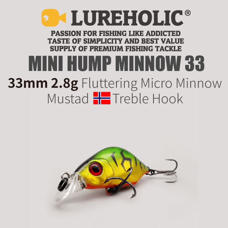 LUREHOLIC 33mm 2.8g Fluttering – Fishing Hook Treble recenzja i cena