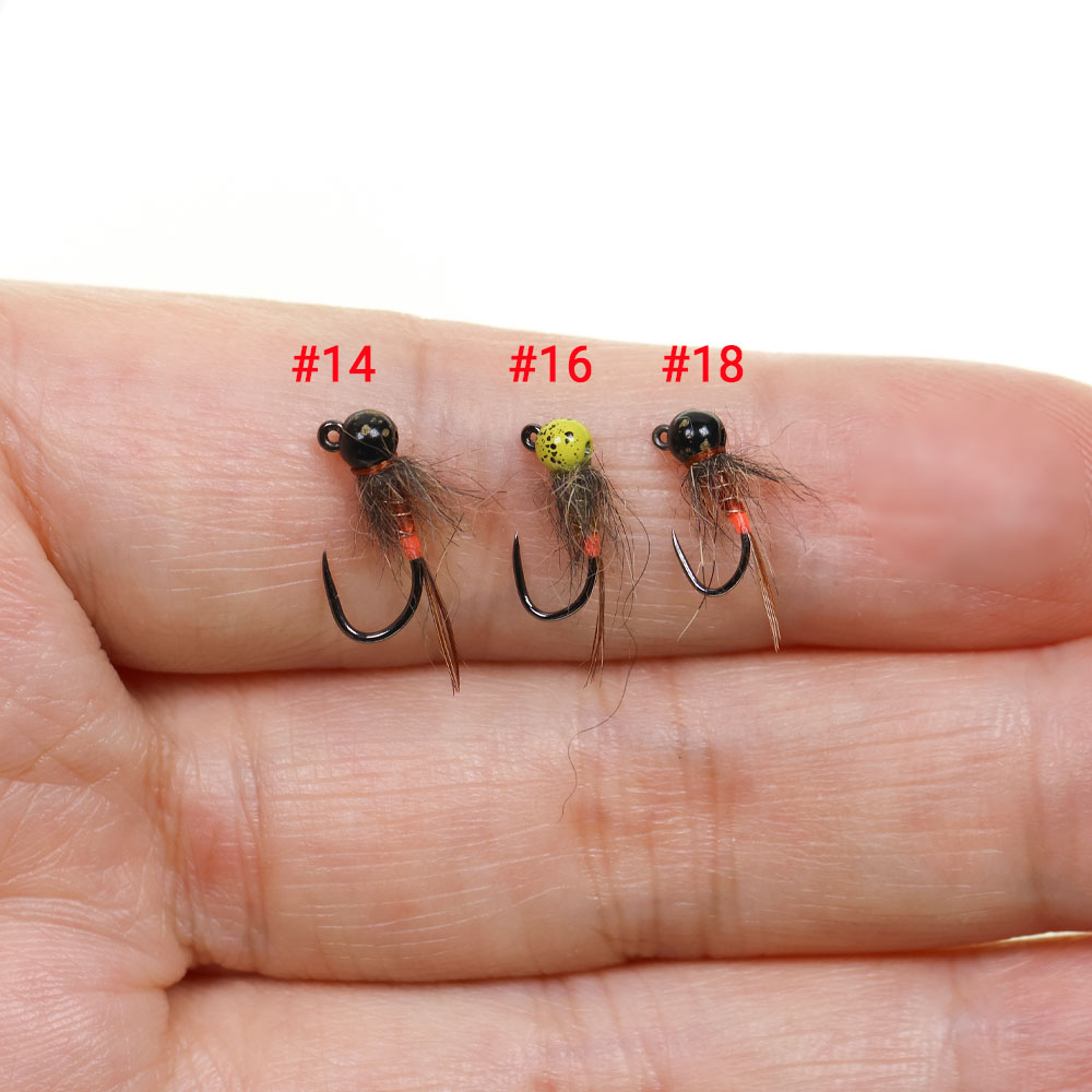 6PCS Jig Tungsten Bead Head Ny – Fishing Hook Barbless recenzja i cena