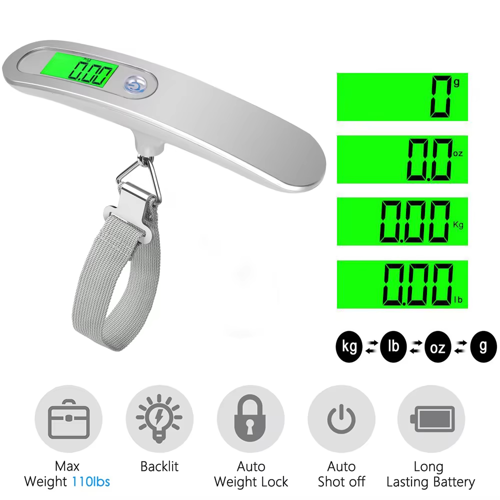 Portable Scale Digital LCD Dis – Fishing Hook Stainless Steel recenzja i cena