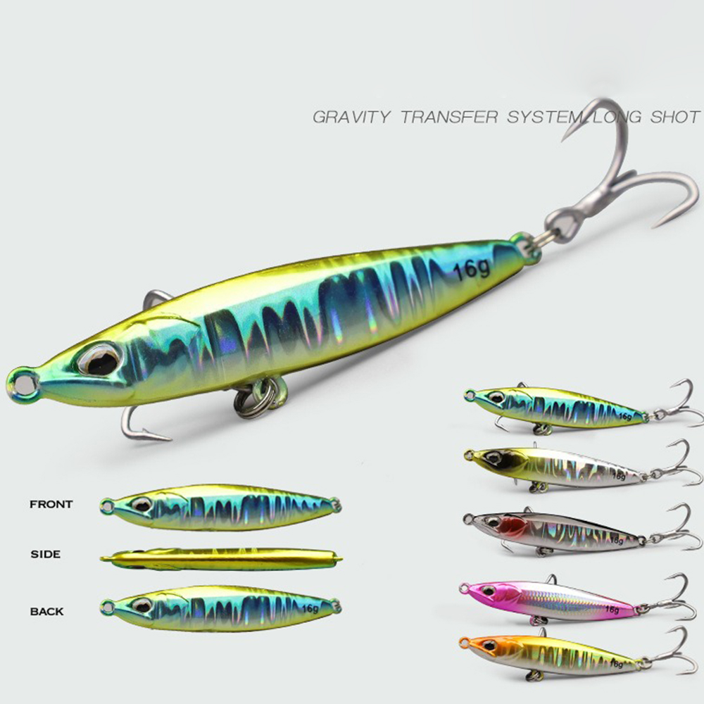 Jig Fishing Lures Metal Jiggin – Fishing Hook Treble recenzja i cena