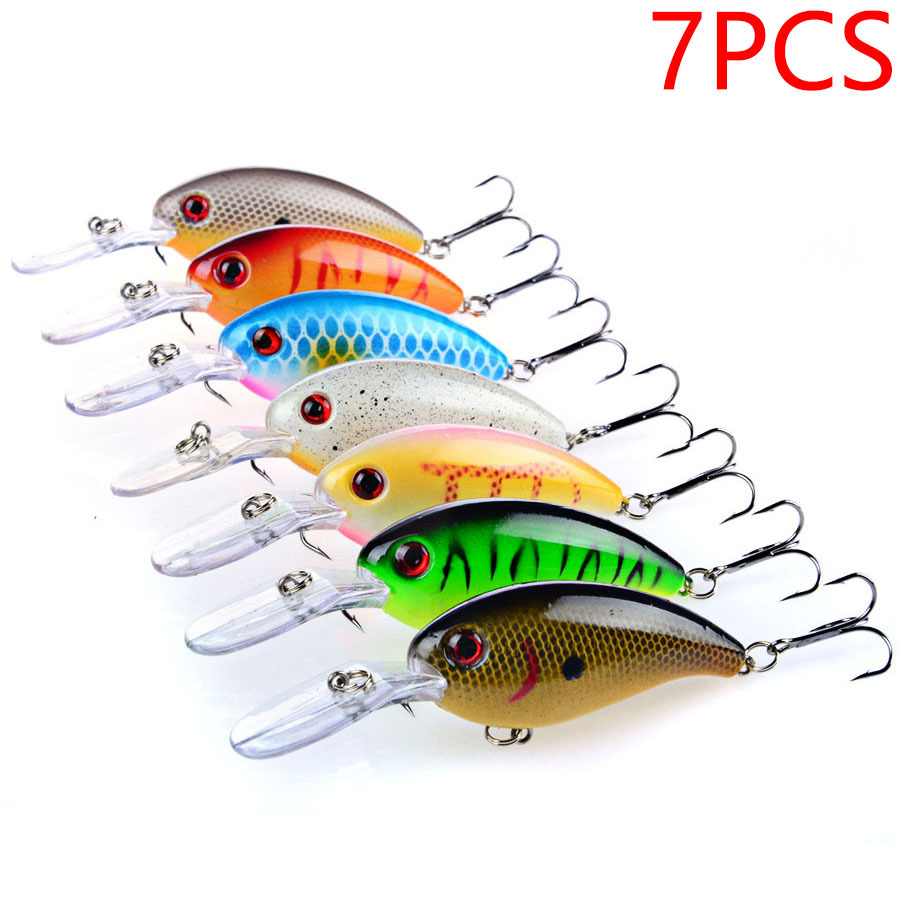7Pcs Crankbait Fishing Lure Fl – Fishing Hook Treble recenzja i cena
