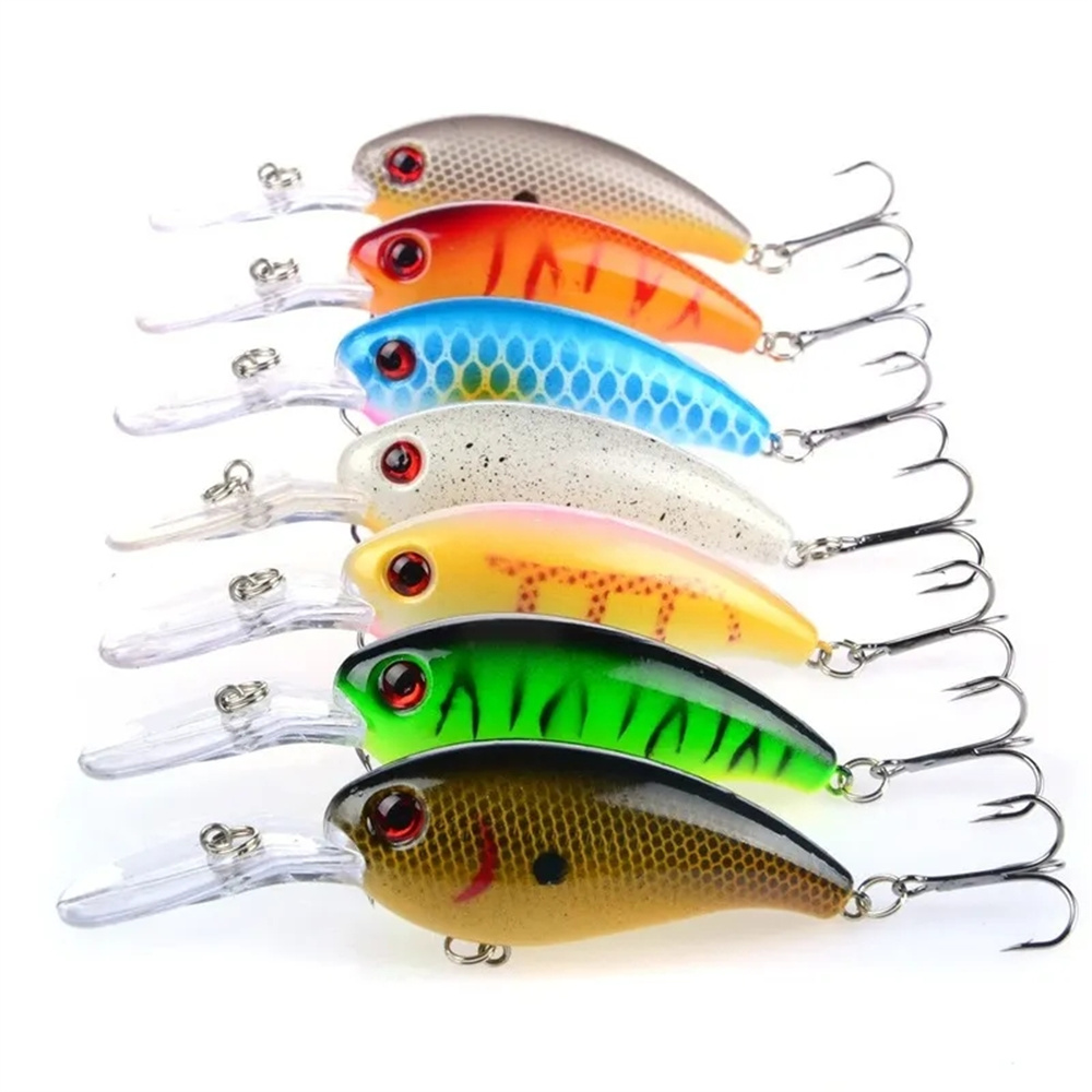 7Pcs Crankbait Fishing Lure Fl – Fishing Hook Treble recenzja i cena