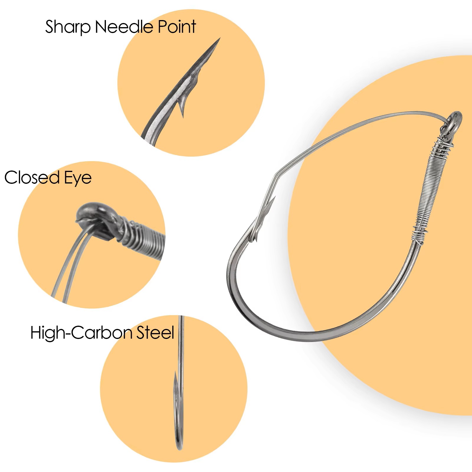 FishTrip Weedless Wacky Rig Ho – Fishing Hook Weedless recenzja i cena