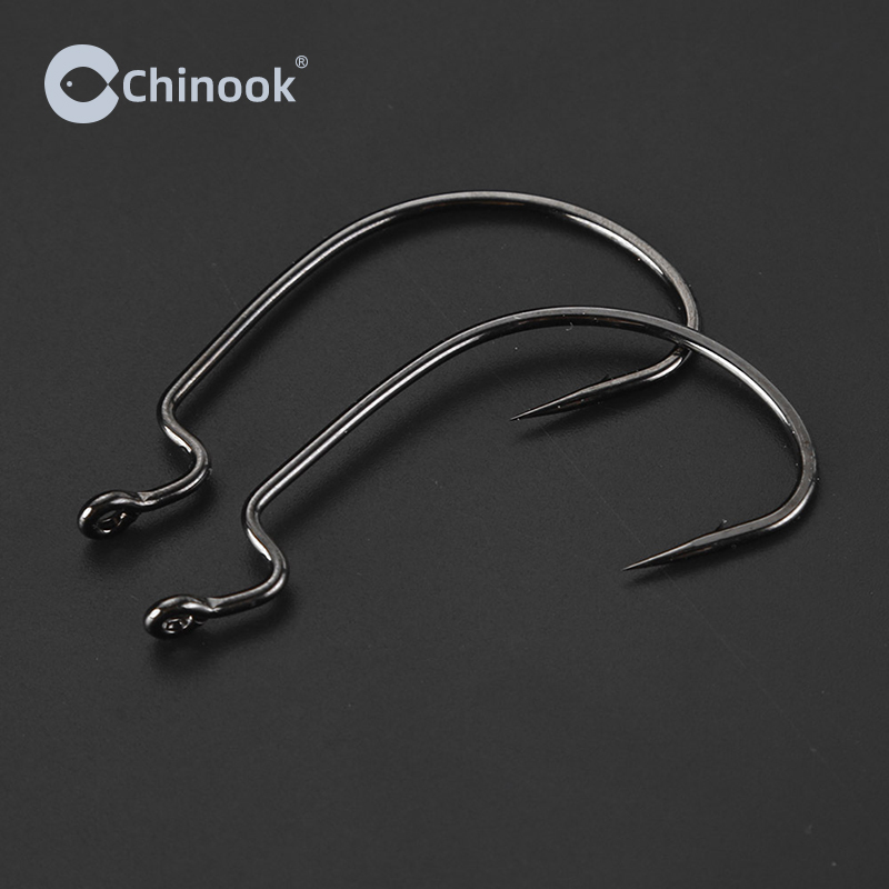Chinook 20pcs Wide worm Texan  – Fishing Hook Offset recenzja i cena
