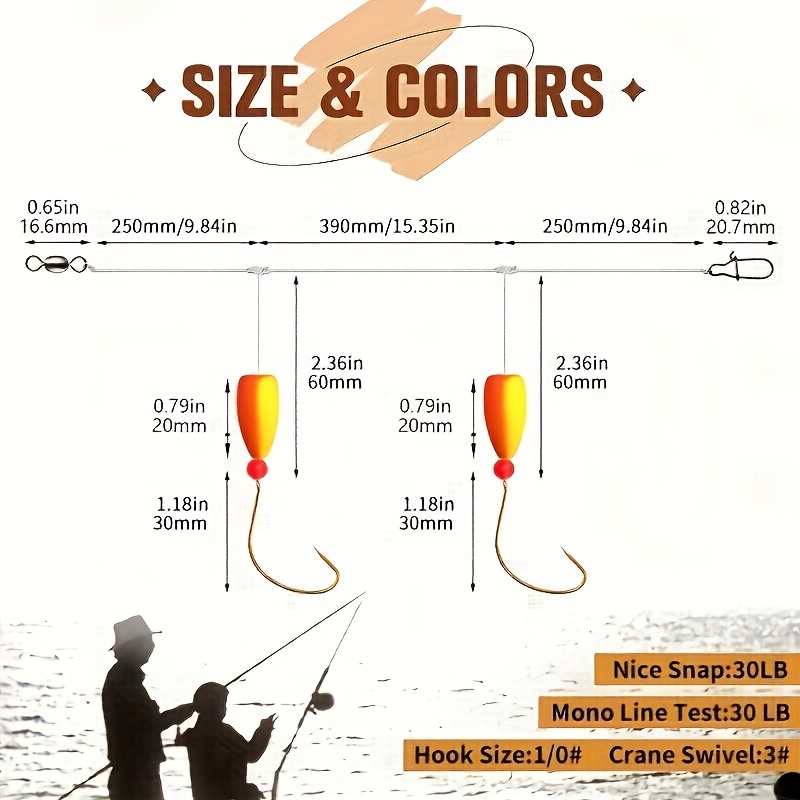 3pcs Pompano Rigs Surf Fishing – Fishing Hook Circle recenzja i cena