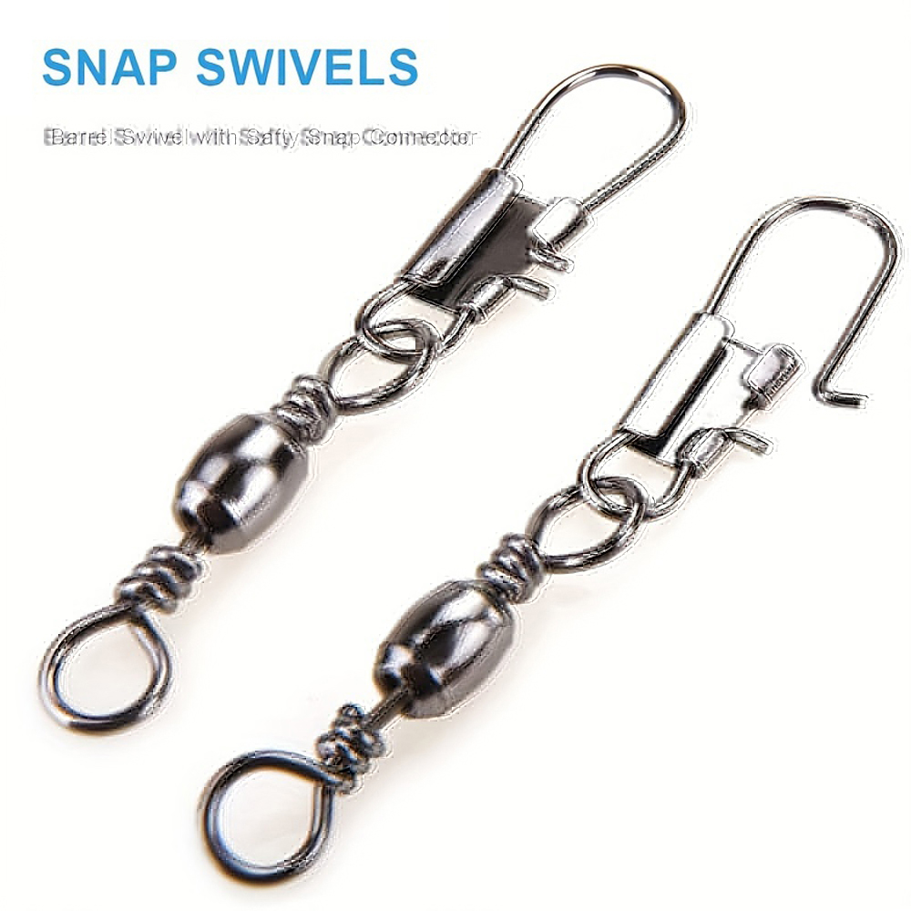 100Pcs/Lot 4#6#8#10#12# Swivel – Fishing Hook Stainless Steel recenzja i cena