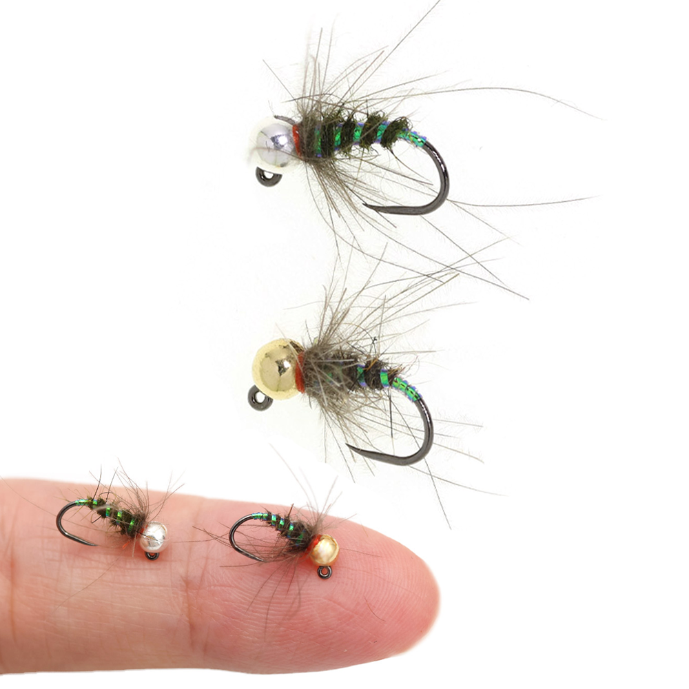 4pcs #16 Tungsten Beadhead CDC – Fishing Hook Barbless recenzja i cena