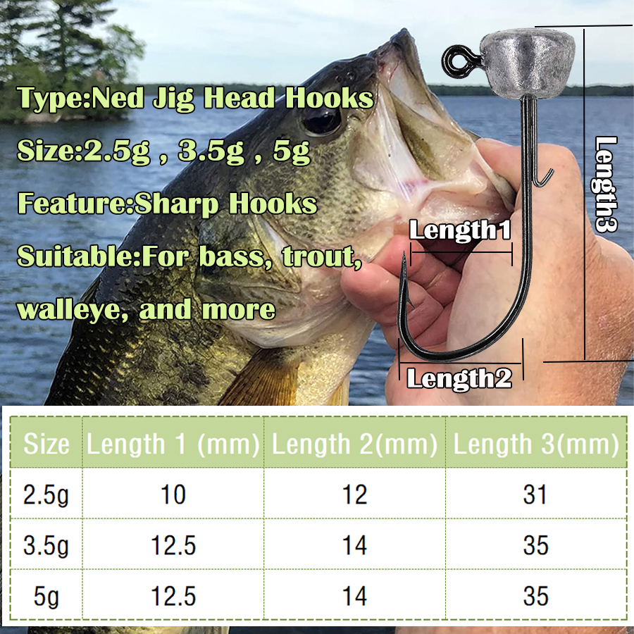Mushroom Head Fishing Rigs Jig – Fishing Hook Weedless recenzja i cena