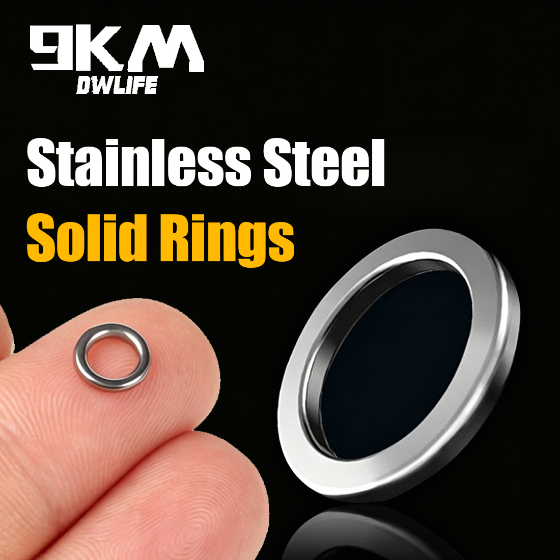 9KM Solid Ring Fishing 50pcs S – Fishing Hook Jig recenzja i cena