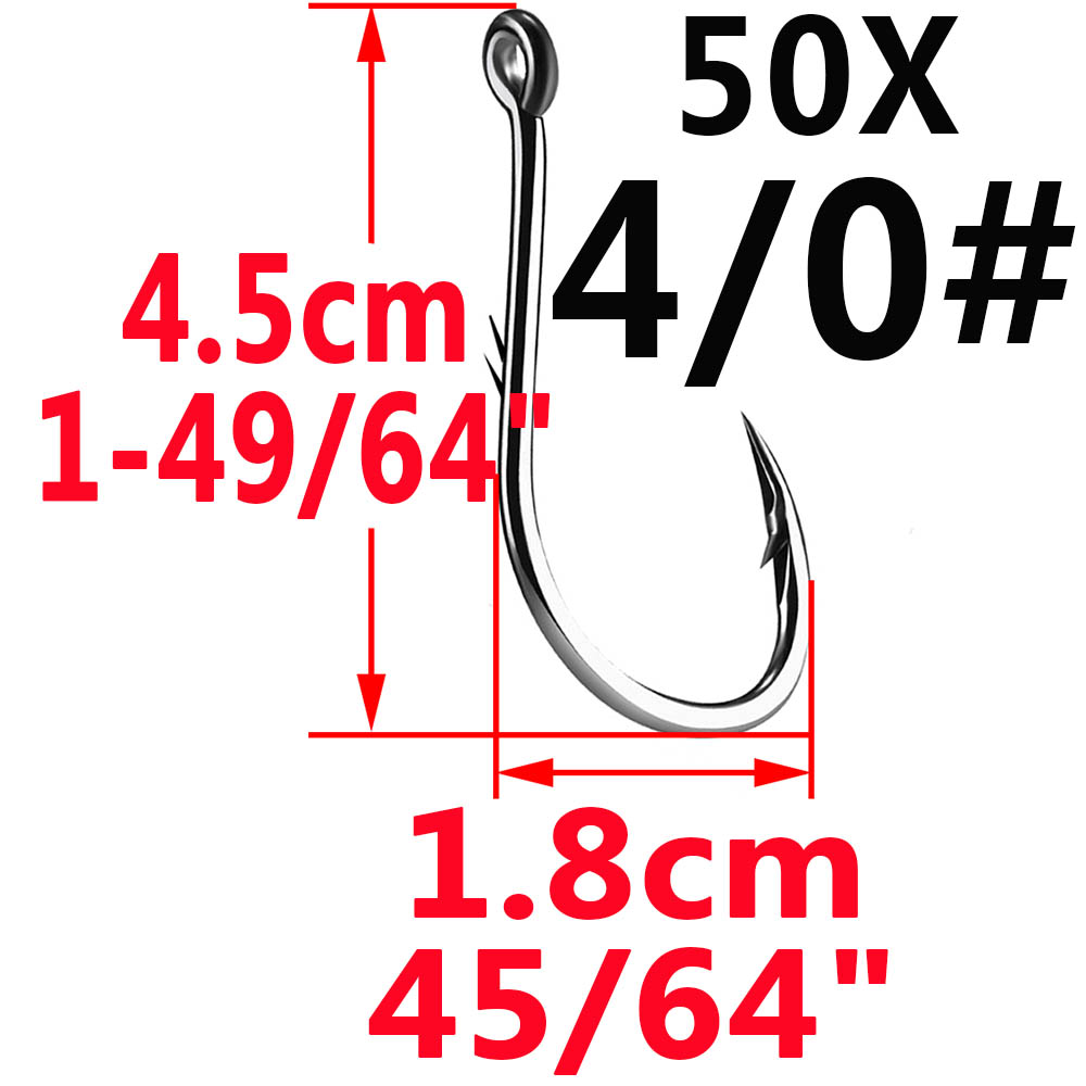 50pcs Iseama Circle Carp Eyed  – Fishing Hook Circle recenzja i cena
