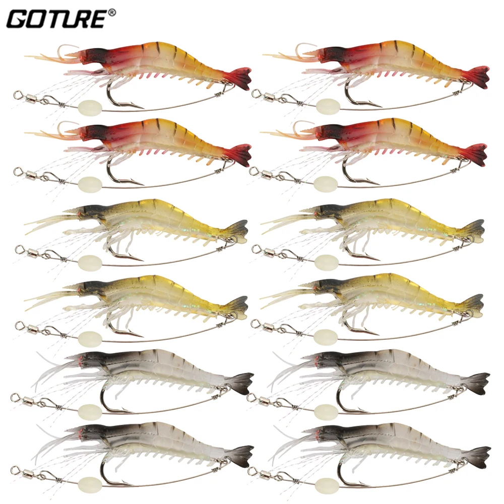 Goture Silicon Shrimp Fishing  – Fishing Hook Assortment recenzja i cena