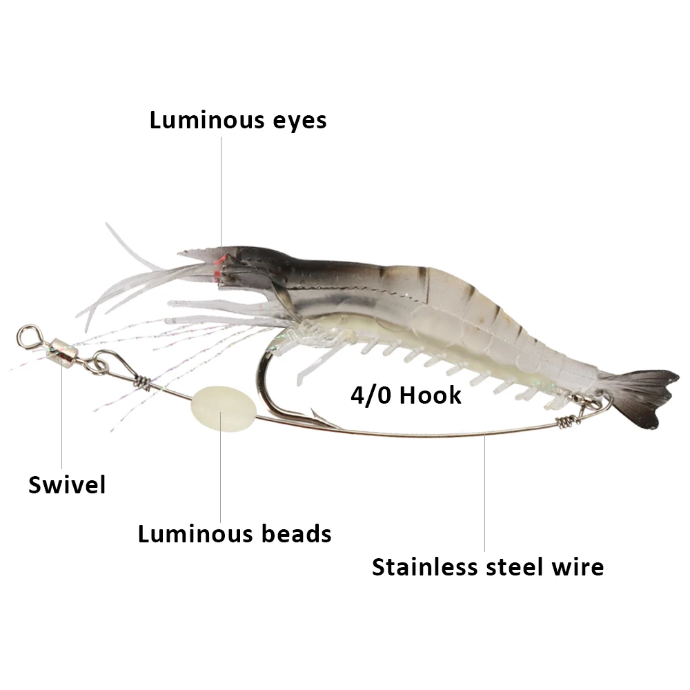 Goture Silicon Shrimp Fishing  – Fishing Hook Assortment recenzja i cena