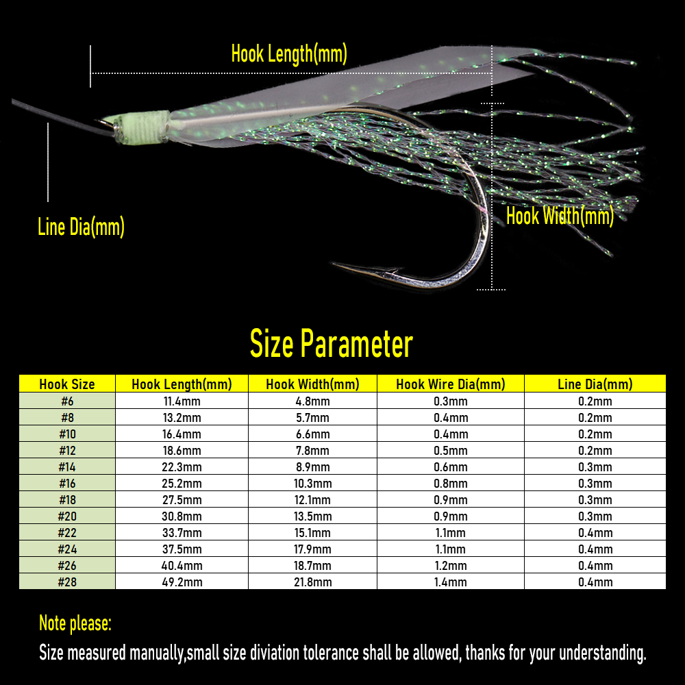 WIFREO 50pc Luminous Simulated – Fishing Hook Circle recenzja i cena