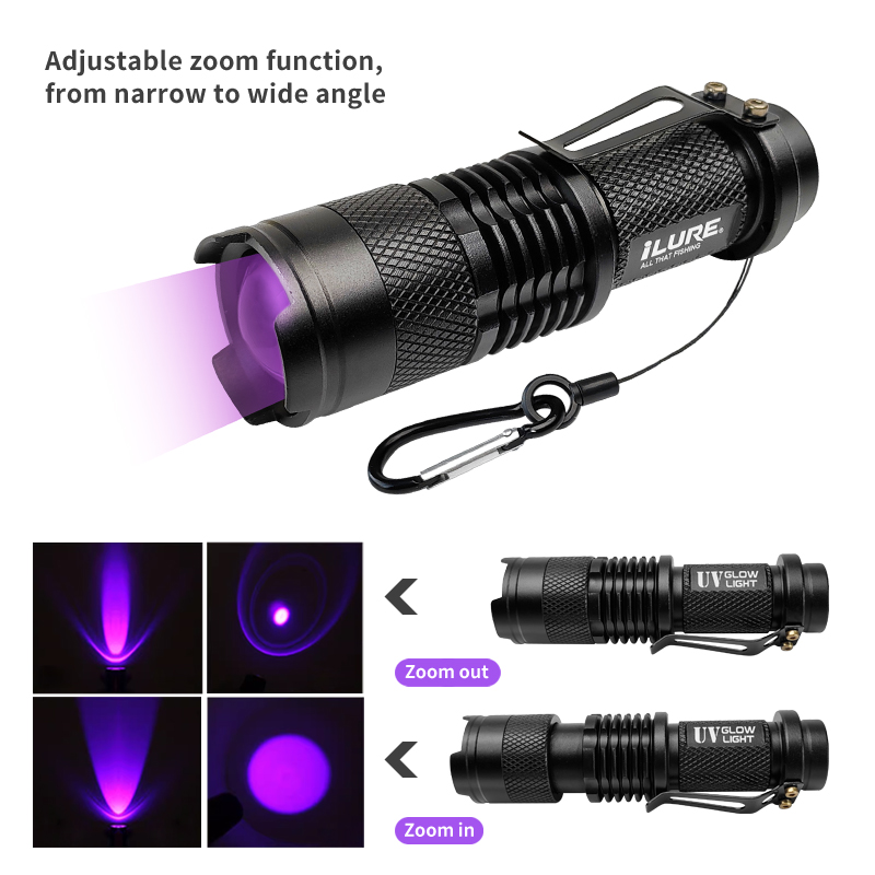 Mini UV Flashlight 395nm Ultra – Fishing Hook Jig recenzja i cena