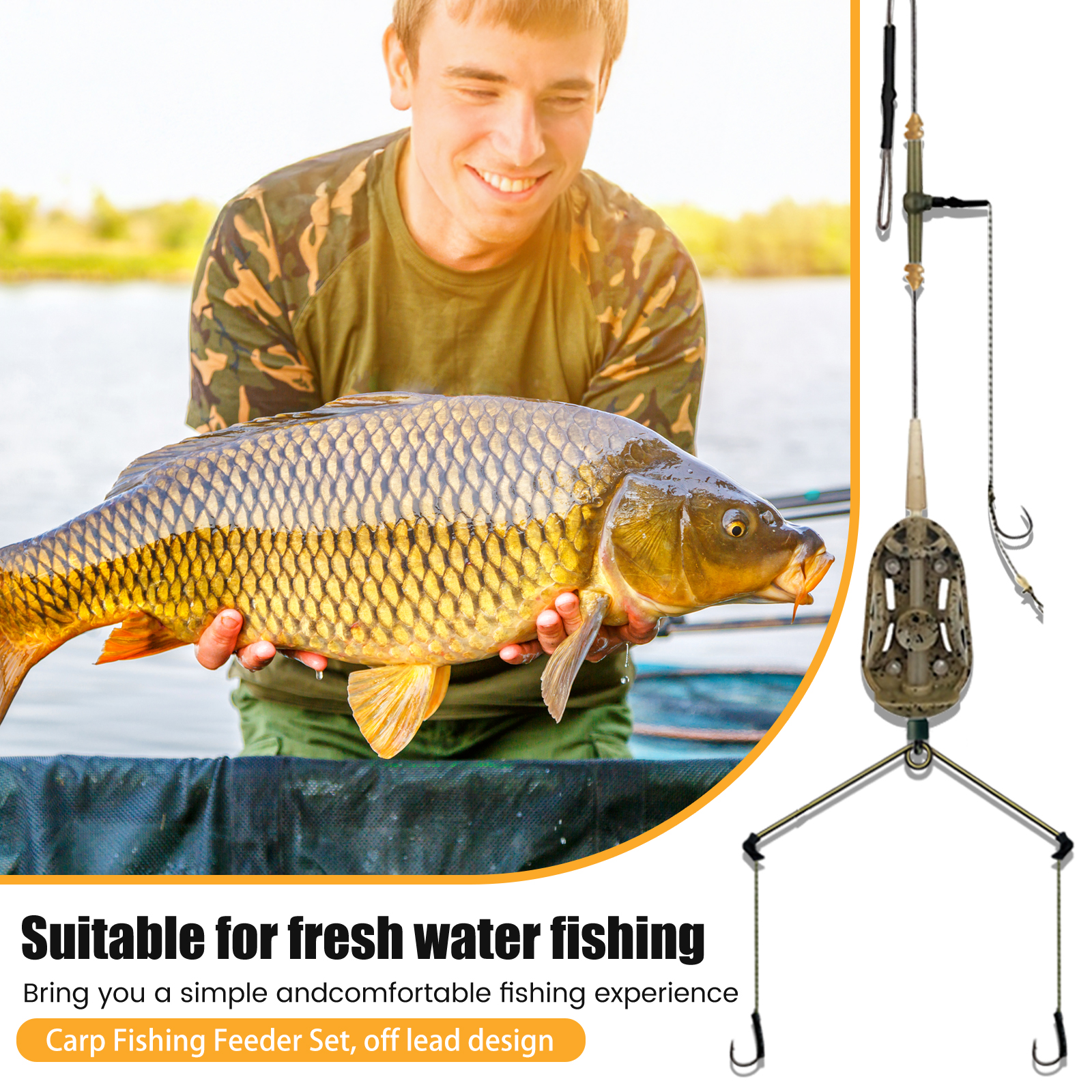 3 Hook Pre-tied Carp Hair Rigs – Fishing Hook Assortment recenzja i cena
