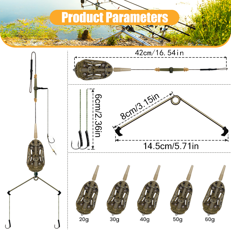 3 Hook Pre-tied Carp Hair Rigs – Fishing Hook Assortment recenzja i cena