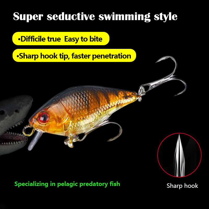3D Eyes 7.5cm 10.2g Hard VIB L – Fishing Hook Treble recenzja i cena
