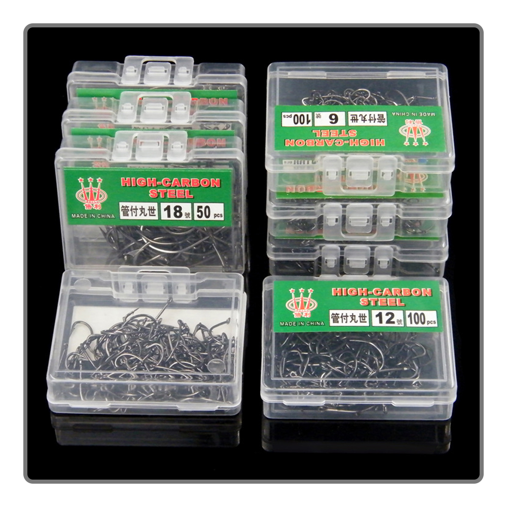 40-100Pcs per box Boxed fishho – Fishing Hook Assortment recenzja i cena