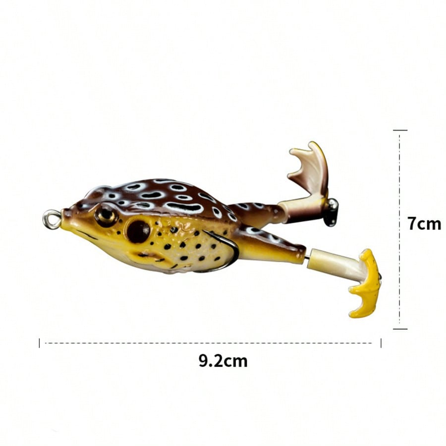 5pcs Water Soft Frog Bass Fish – Fishing Hook Weedless recenzja i cena
