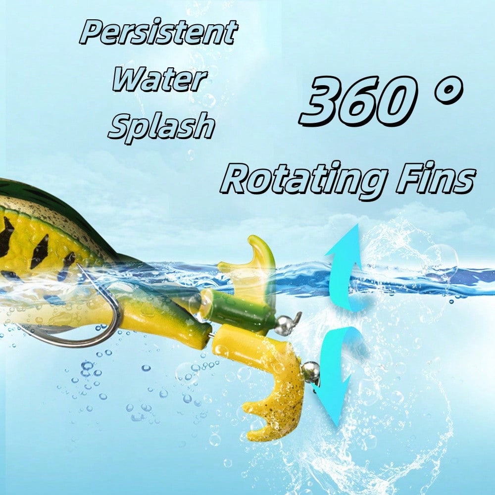 5pcs Water Soft Frog Bass Fish – Fishing Hook Weedless recenzja i cena