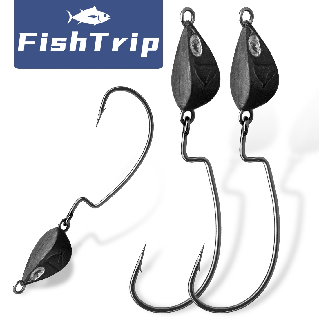 FishTrip 10Pcs Jig Head Fishin – Fishing Hook Weedless recenzja i cena