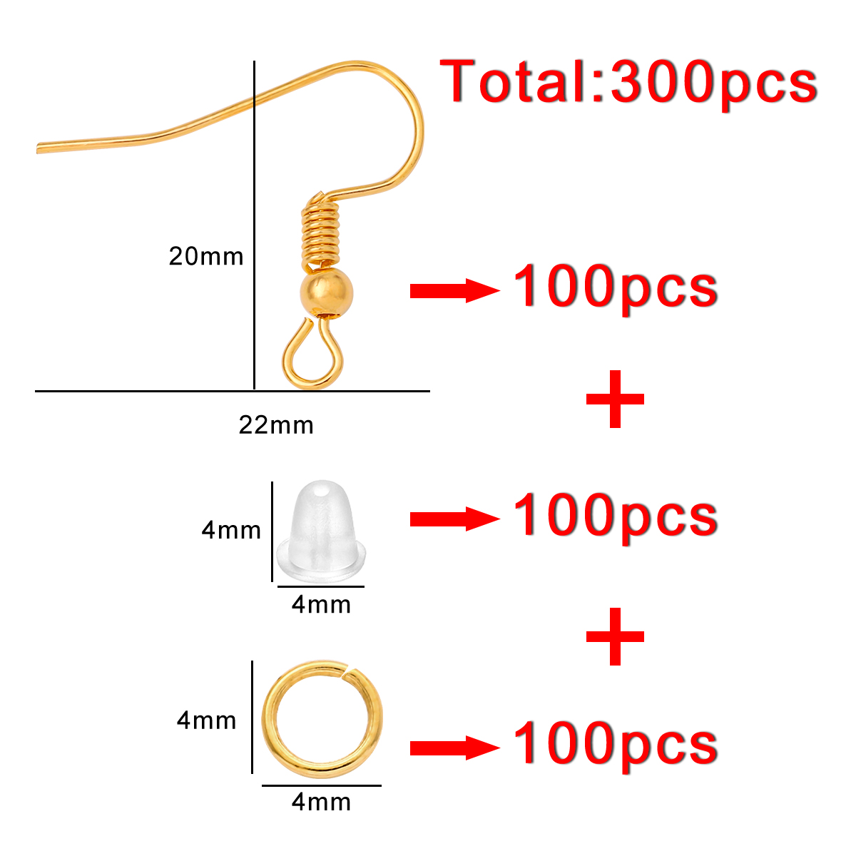 100-300pcs/Lot Hypoallergenic  – Fishing Hook Assortment recenzja i cena