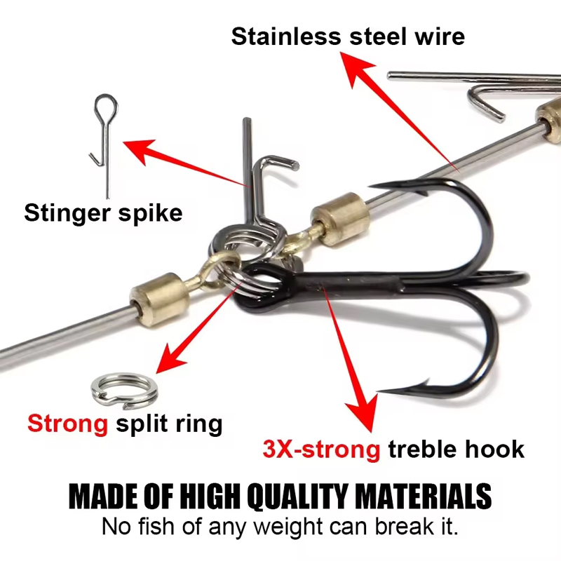 Fishing Hook Rigs Steel Leader – Fishing Hook Treble recenzja i cena